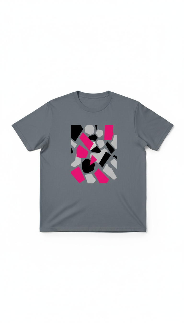 Oversized Graphic Crew Black